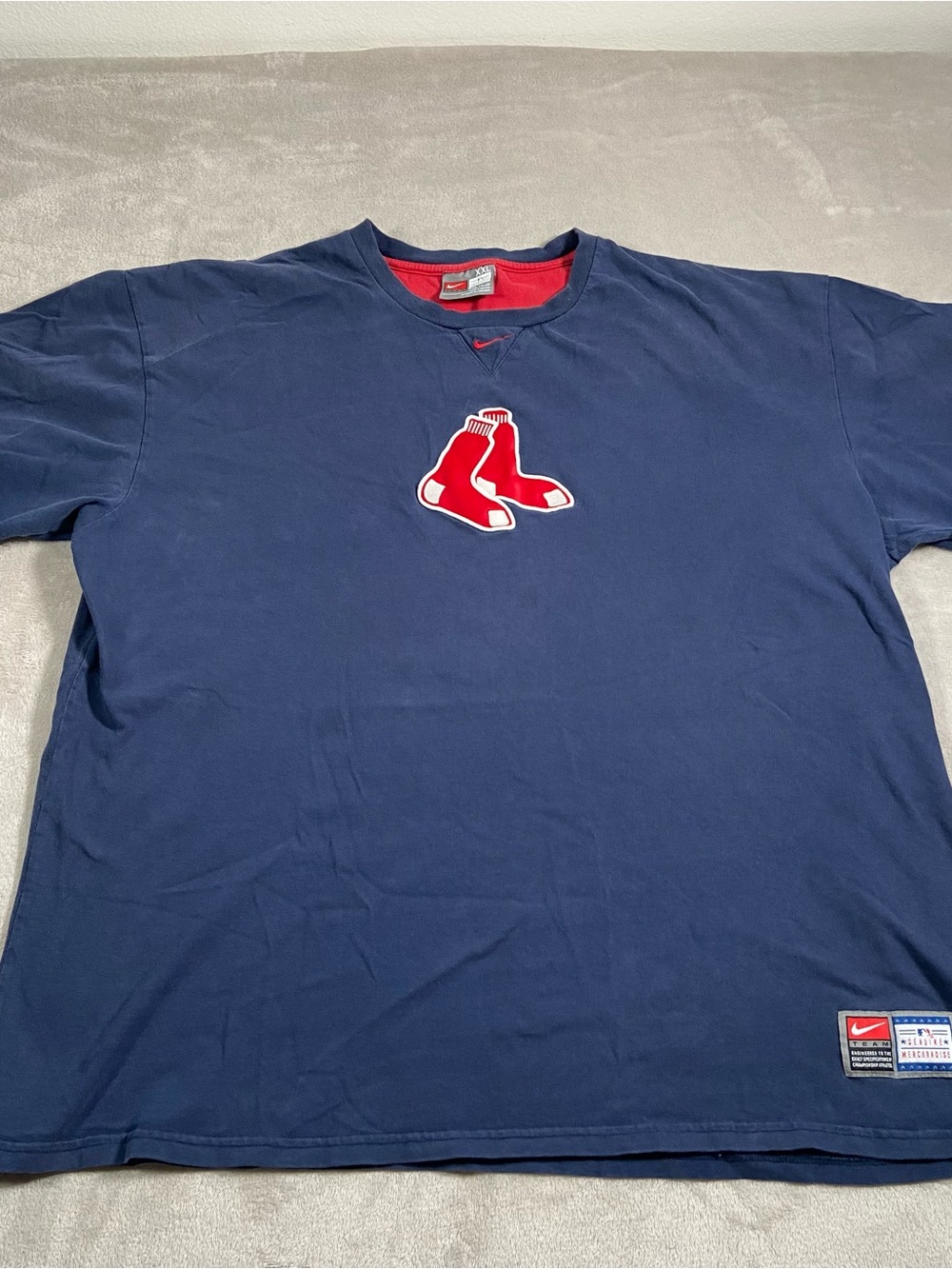 Vintage Nike Center Swoosh Boston Red Sox Heavy Shirt 2XL Vintage Boston T Shirt